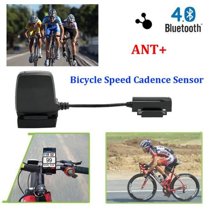 ANT Sensor Bike velo compteur d ordinateur Speed Cadence Capteur Bluetooth LE Smart Fitness pour Smart Phone Cdiscount Sport