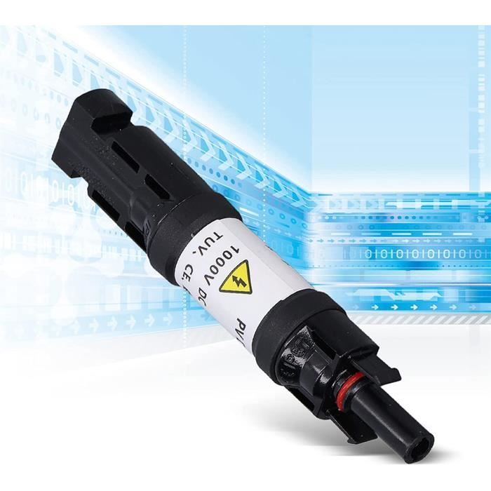 Connecteur Diode Solaire PV étanche IP67 – Mâle Et Femelle, 1000V, 10A | Pour Câble Panneau, Protection Contre Les Surtensions