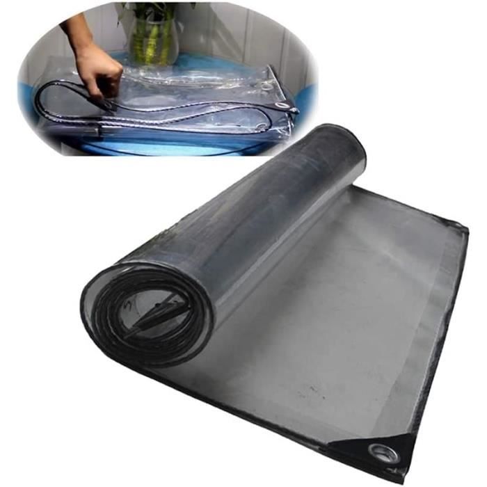 TraderSuppliesOutlet Storefront Verre PVC Transparent Bâche De