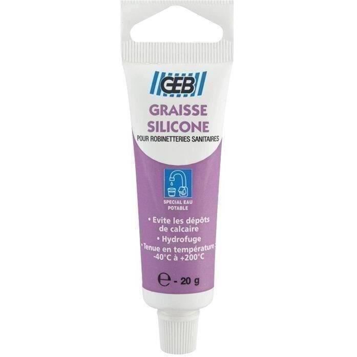 Geb Graisse silicone pour robinetteries sanitaires 20 g, en tube - vue 1