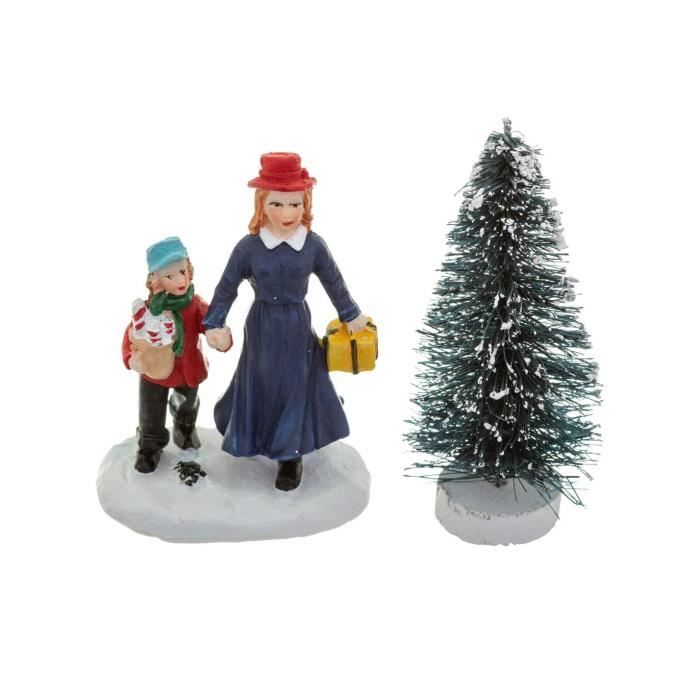 Pied De Sapin En Forme De Village De Noël Avec LED - Feeric Lights Christmas 86274376