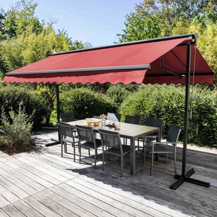 Strore Double Pente Avec Coffre 4 X 3 M Store Banne Double Achat Vente Store Store Banne Store Double Pente Avec Coffre Cdiscount