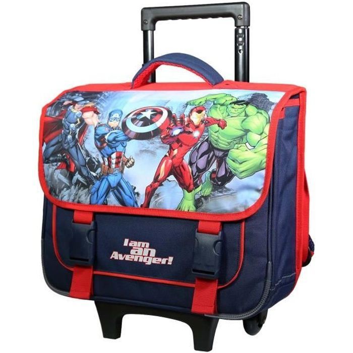 Cartable à roulette avengers shop