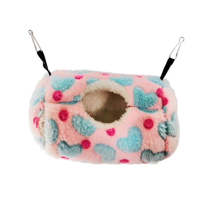 Hamac Pour Petit Animal (furet, Hamster, Chinchilla) - Coton Doux, Antidérapant - Lot De 4 Accessoires De Cage - Nid Et Couchage Confortable
