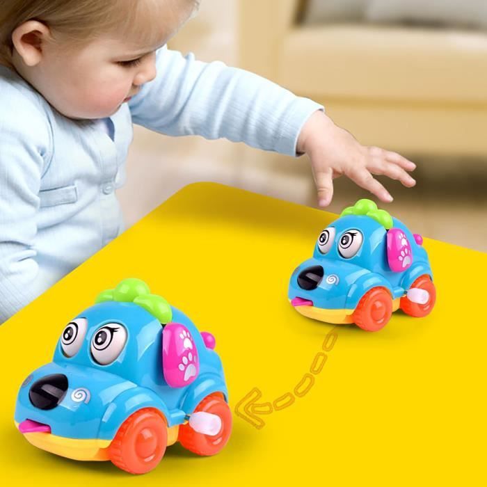 Bebe Enfants Horloge Chiot Voitures Jouet Dessin Anime Petit Chien Mecanique Voiture Educatif Cdiscount Jeux Jouets