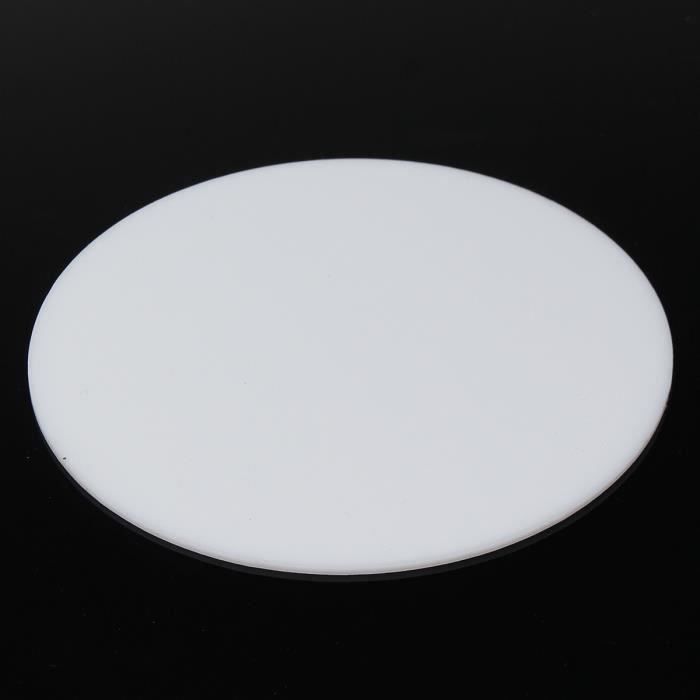 Verre Acrylique Panneau Protection Plastique Epaisseur 4 mm Feuille PVC Ronde Cercle Disque Rond Plexi Noir Diamètre 800 mm 