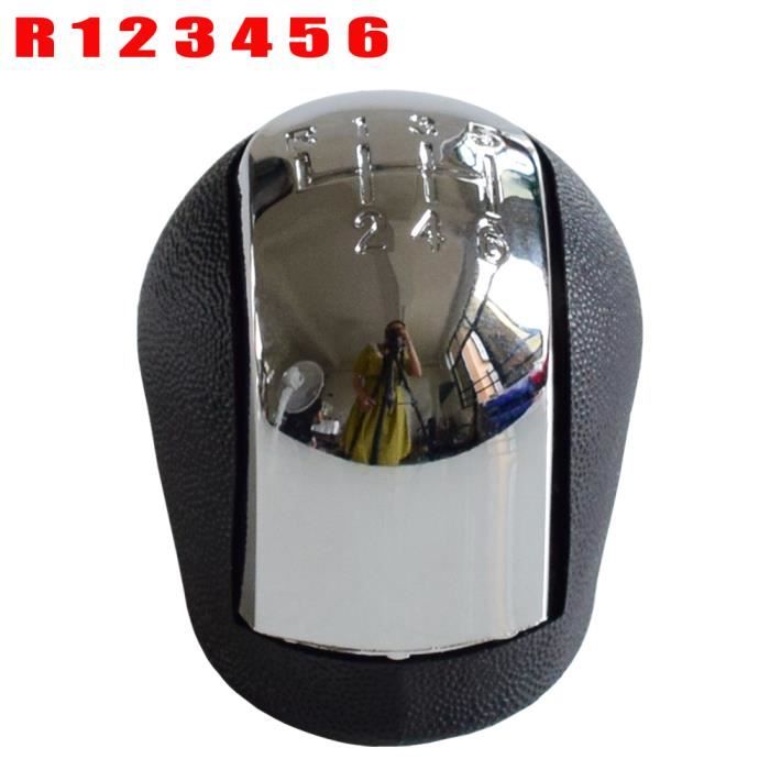 Pommeau Levier De Vitesse 6 Vitesses En Cuir Noir Pour Opel Corsa D E Adam - Remplacement Direct