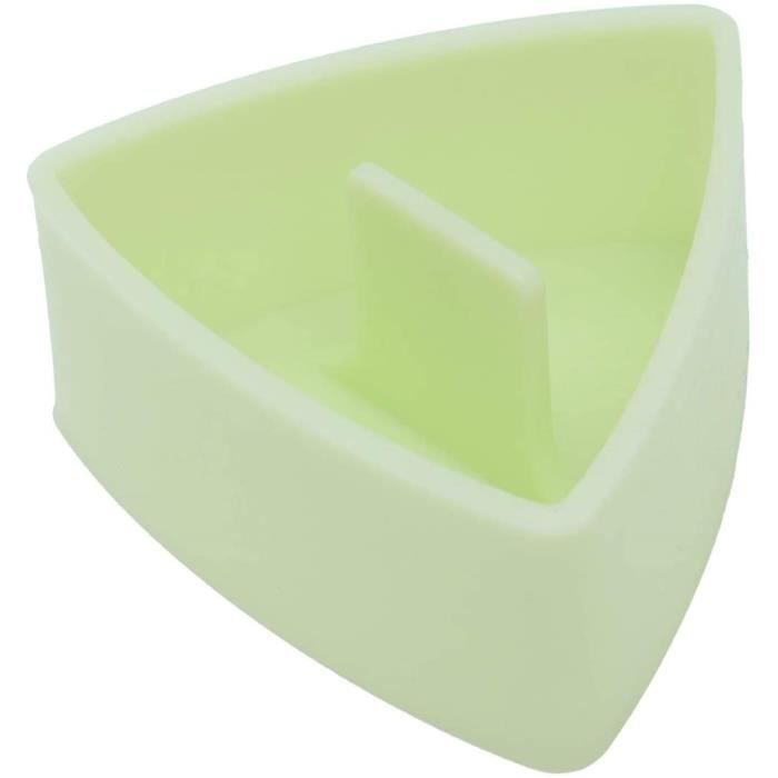 Moule à Sushi Triangle FIBOUND - Pour Boules De Riz Triangulaires - Vert Clair - 8.5x4 Cm - Matériau PP Alimentaire