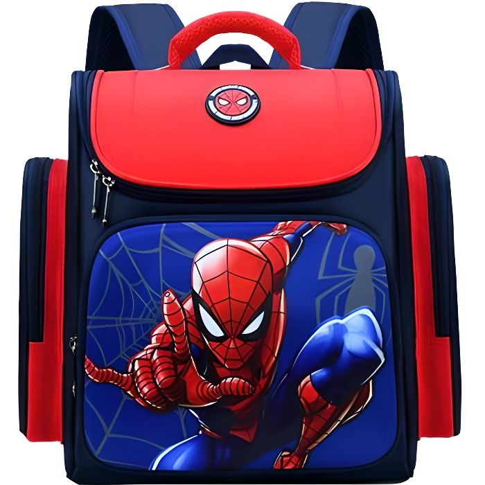 Nouveaux Étudiant Sac d'école de l'espace Enfant Garçon SpiderMan Sac à Dos à Réduction de charge