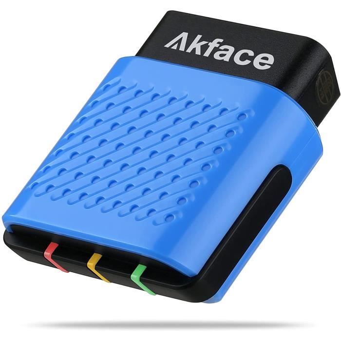 Akface Outil Diagnostic Auto OBD2 Bluetooth 4.0 Lecteur de Code sans Fil  Scanner OBD2 Moteur Lumière Vérifier Wireless pour An[37] - Cdiscount Auto