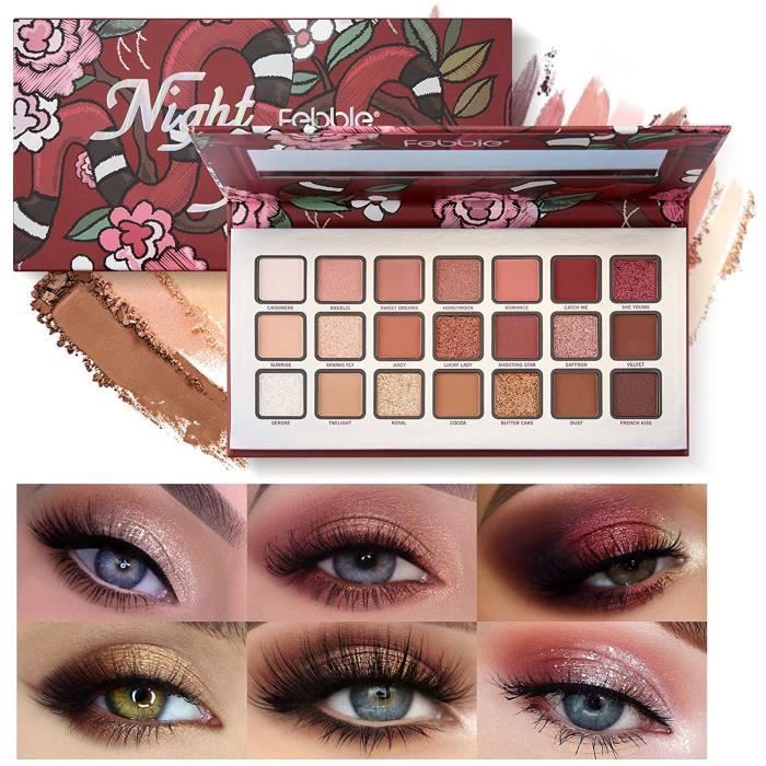 Palette De Fards A Paupieres 21 Couleurs Fard A Paupieres Chatoyant Naturel Chaud Bronze Nu Mat Texture Cremeuse Lisse Mela 112 Cdiscount Au Quotidien