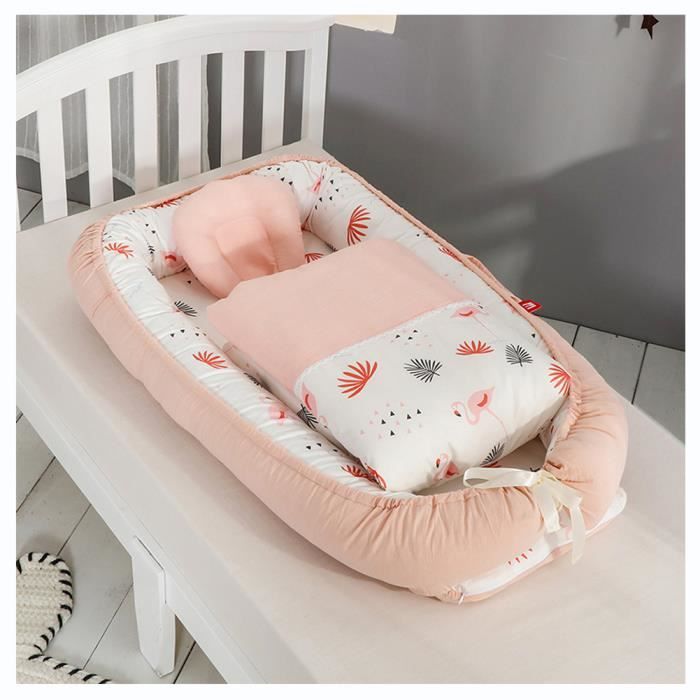 Kit Lit Bebe Baby Nest Cocon Pour Bebe Coussin Pour Bebe Lit De Voyage Pour Lit Bionique Pour Nouveau Ne Et Bebe J4 55x90x15cm Cdiscount Puericulture Eveil Bebe