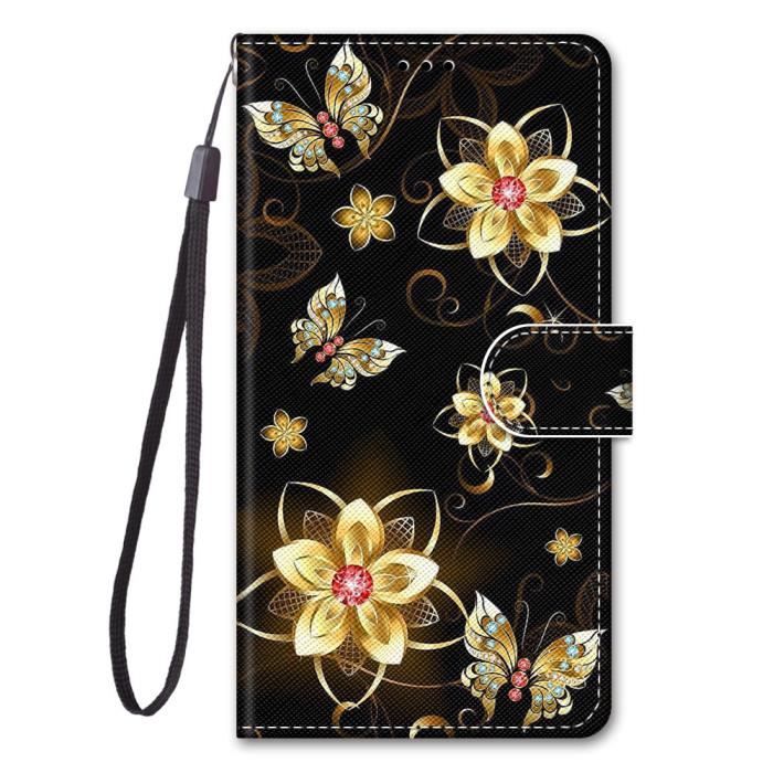 Étui Portefeuille En Cuir Pour Huawei P Smart 2019 & 2017 – FIG-LX1 – Avec Pochette Cartes Et Béquille