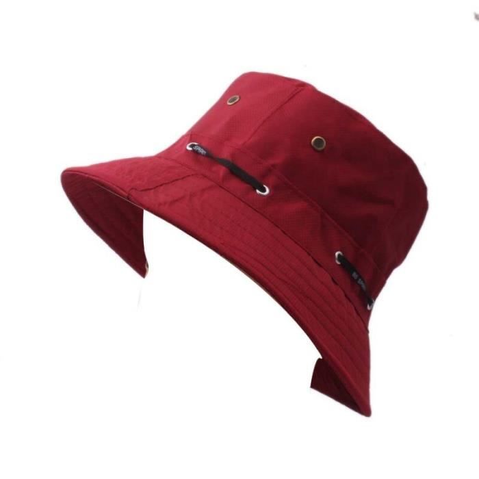 Chapeau de pêcheur d'été en coton à large bord UV Sunscreen Breathable Sunshade