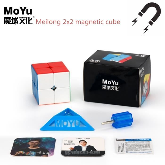 Cube Magnétique 2x2 Speed Cube XMDCuber - 48 Aimants, 50mm, Lisse Et Rapide Pour Compétition