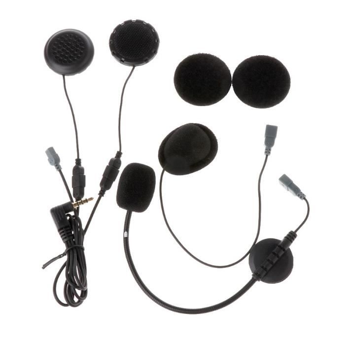 Oreillette Bluetooth pour moto, interphone pour casque, Haut-Parleur, Accessoire