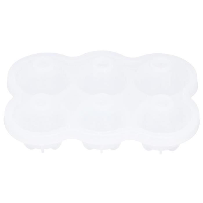 Moule à Bougie Boule De Noël En Silicone Réutilisable - Flocons De Neige, Orignaux, Arbres - DIY Bougies Et Savons