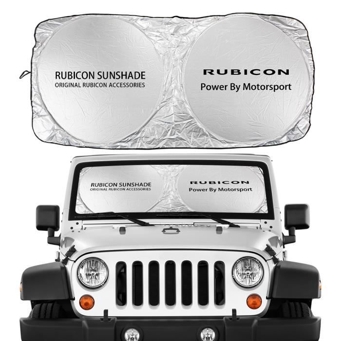 Bâche voiture,Housse de pare-soleil pour Jeep Patriot Wrangler Cherokee  Compass TrailHawk Rubicon - Type For Rubicon - Cdiscount Auto