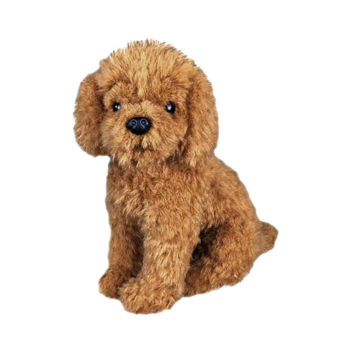 Peluche R aliste Chien Labradoodle Animal En Pour Les Enfants