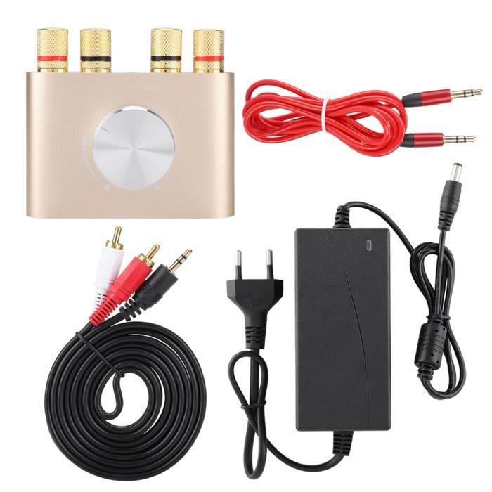 Mini amplificateur numérique de puissance bluetooth 100w hifi lecteur audio stéréo ampli prise EU