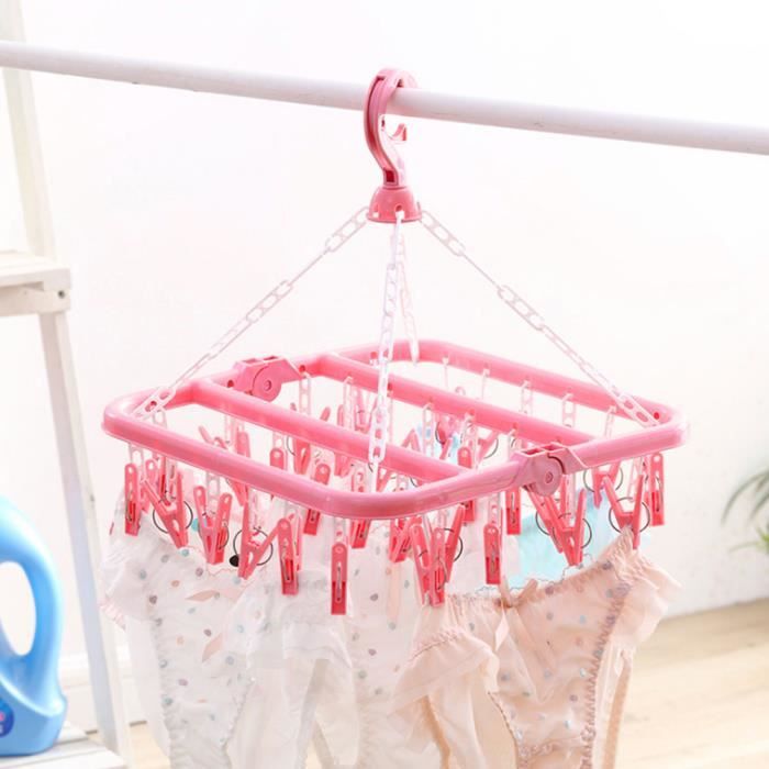 Barre de séchage pliable en maille plate pour vêtements