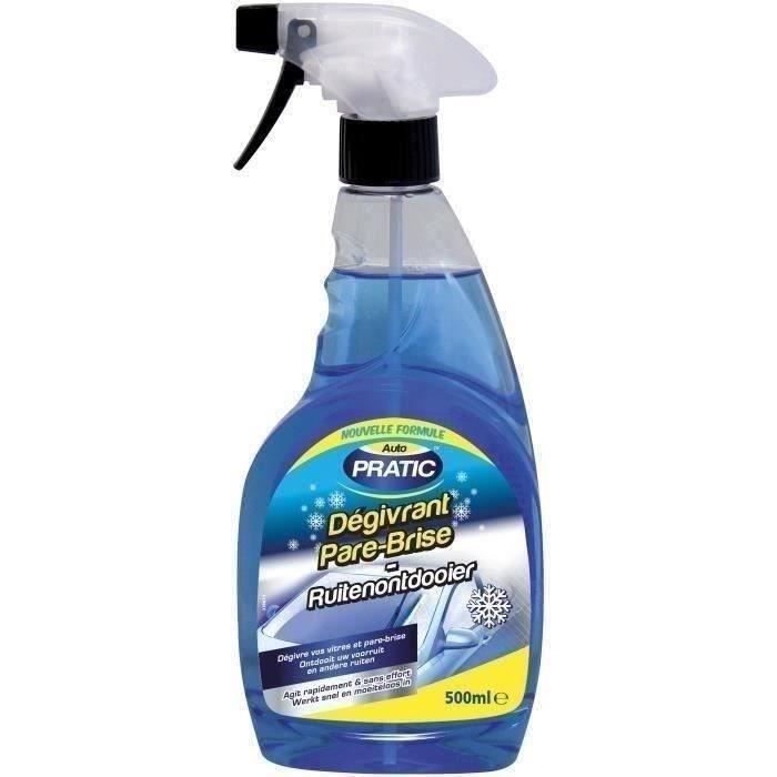 Spray super dégivrant pour pare-brise et vitres