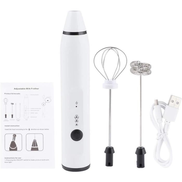 HILIFE – Batteur à œufs électrique, Mousseur à Lait Portatif, Outils Pour Oeufs, Latte, Café