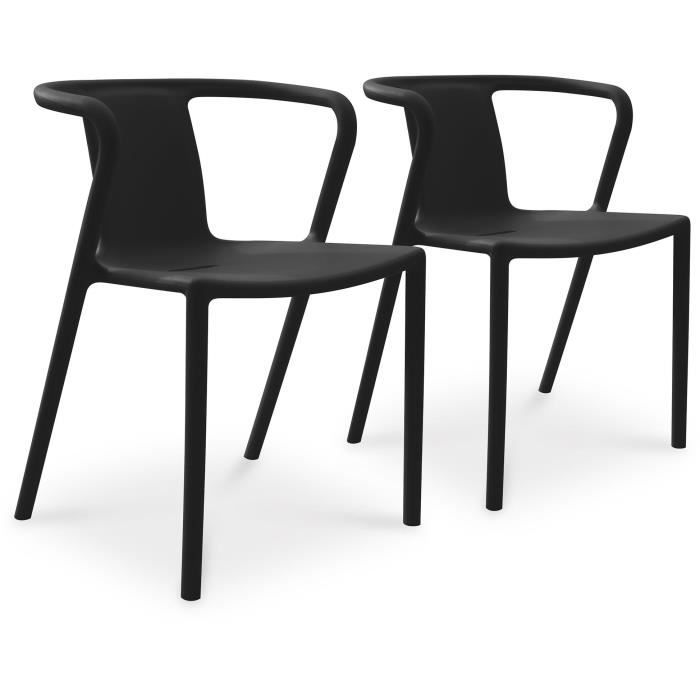 Lot composé de 2 fauteuils de jardin CITY GARDEN DIEGO FT Empilables - vue 3