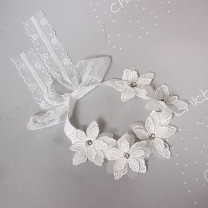 Lot De 6 Bandeaux Bébé Fille – Fleurs Douces Et Mignonnes, Bandeaux Élastiques Pour Nouveau-né à 10 Ans, Idéal Baptême, Photo Ou Quotidien