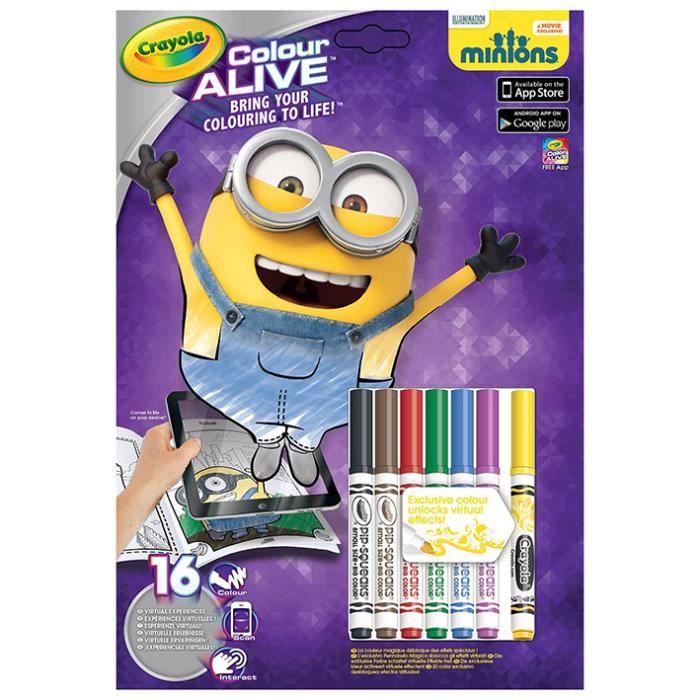 COLORIAGE INTERACTIF LES MINIONS Cdiscount Librairie