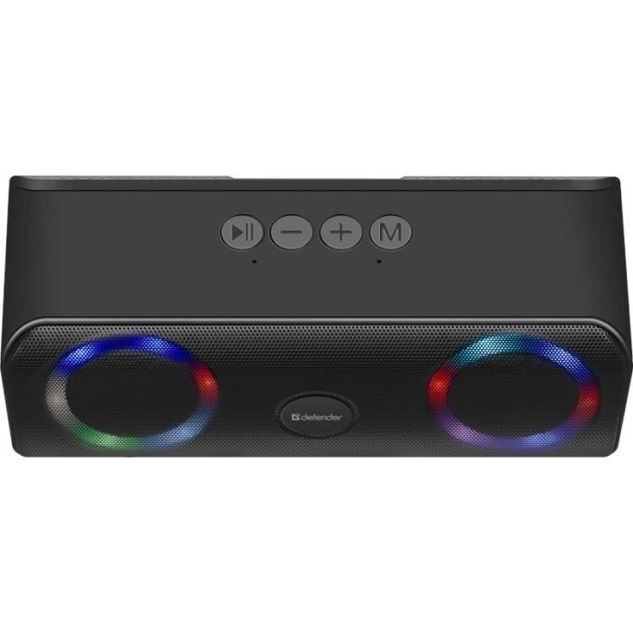 Haut-parleur - DEFENDER - Q1 - 10W - Autonomie 3h - Connectivité USB/AUX