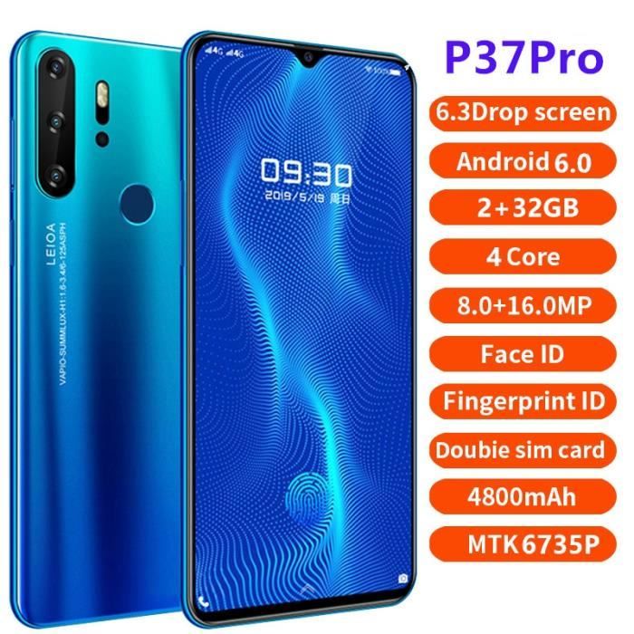 Bleu 6 3 Telephone Mobile P37 Pro Ram 2g 32g Android 6 0 Cdiscount Telephonie Bleu 6 3 Telephone Mobile P37 Pro Ram 2g 32g Android 6 0 Cdiscount Telephonie