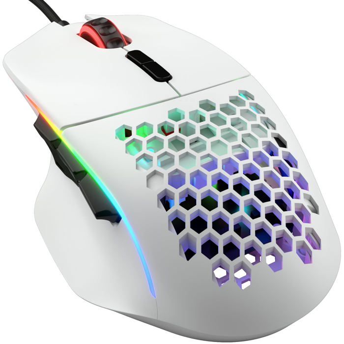 Glorious PC Gaming Race Model I Souris Gaming – blanc mat