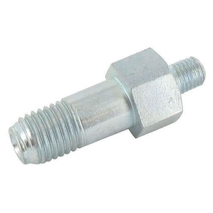 Greenstar 4121 Adaptateur pour tête fil Nylon à bouton Métal Tecomec M10 x 1,25 gauche mâle