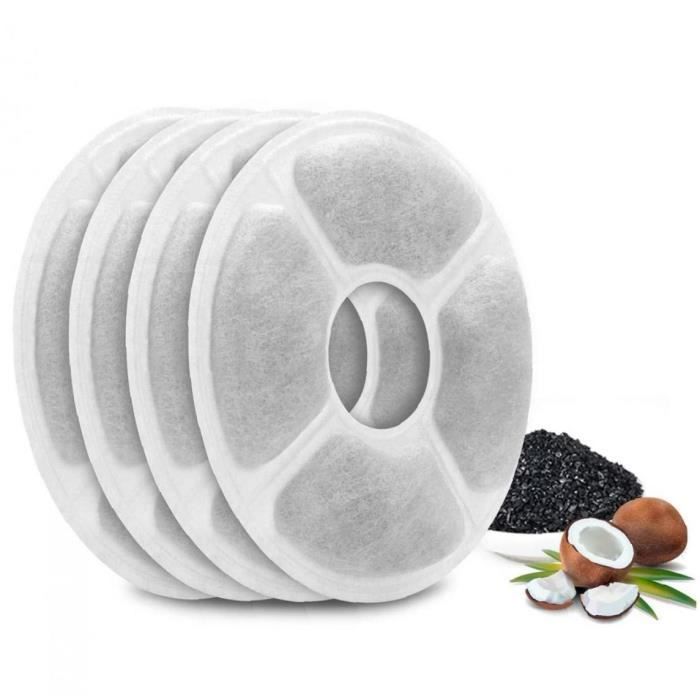 Comparer les prix de Filtres de Fontaine pour animaux de compagnie Distributeur automatique Eau électrique Bol filtres pour la maison 4pcs