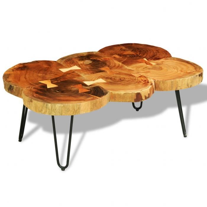 Table Basse A Cafe En Bois Massif Sheesham Fait A La Main Table D Appoint Decor A La Maison 90 X 60 X 35 Cm Achat Vente Table Basse Table Basse