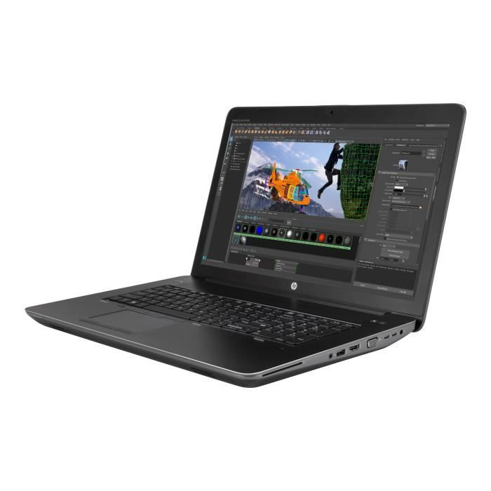 HP ZBook 17 G4 Mobile Workstation Core i7 7700K - 2.8 GHz Win 10 Pro 64 bits 16 Go RAM 256 Go SSD HP Z Turbo Drive NVMe TLC… - Hewlett packard