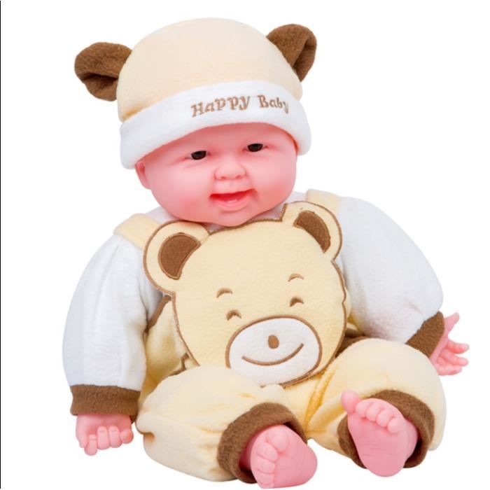 Baby Mon Bebe Apprend A Parler Jouets De Poupee De Simulation Rembourres Pour Enfants Cdiscount Jeux Jouets