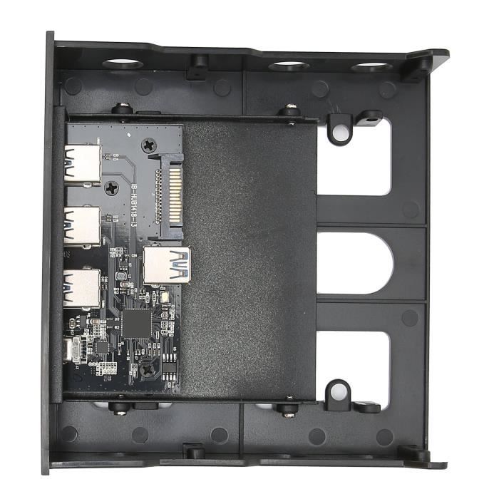 Adaptateur Panneau Avant USB-C Pour Carte Mère - Convertit Port IDC20 (19 Broches) En Type-C - Maintient USB 3.0 5 Gbit/s - Pour PC Gaming/ITX - Alimentation Limitée 4,5W