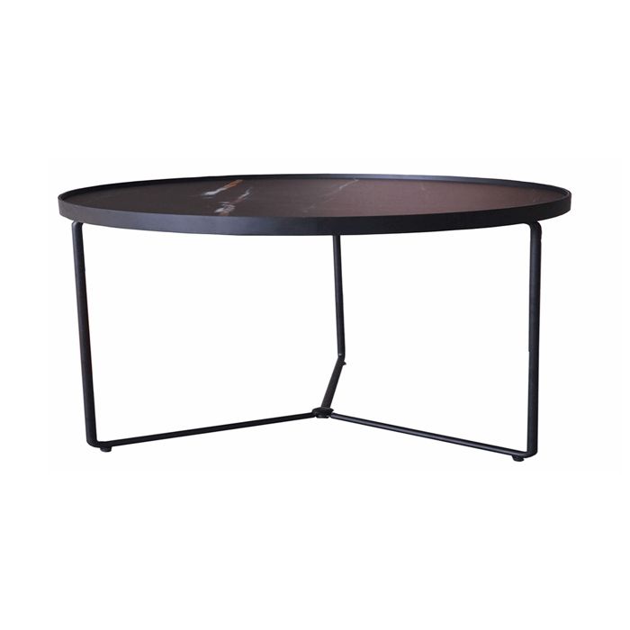 table basse verre zebra effet marbre noir 45 cdiscount maison