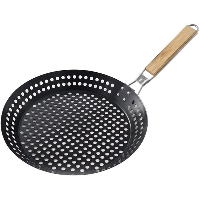 Poêle Wok Induction Zanetti 24cm - Anti-adhésive Durable - Gris