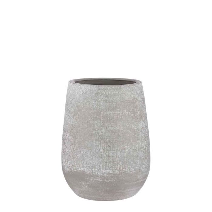 Victor pot rond beige - 19.25x17.75