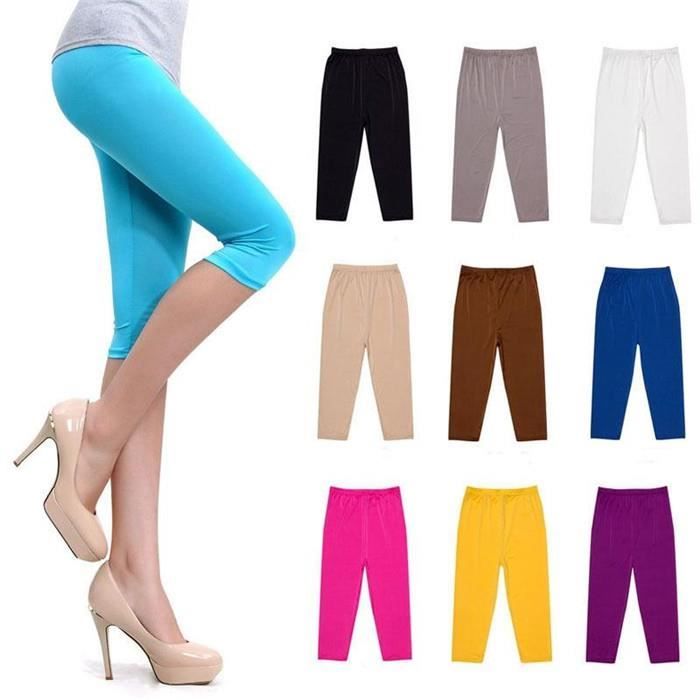 Soldes pantacourt femme clearance
