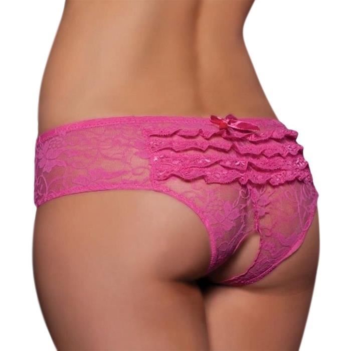 slip femme rose