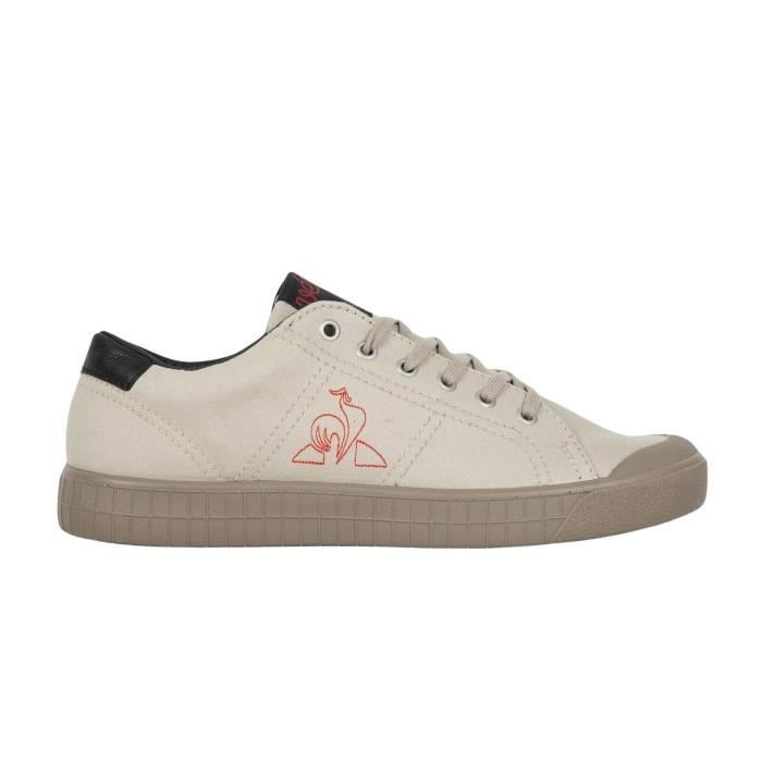 Baskets - LE COQ SPORTIF - Vetra - Beige - Lacets - Textile