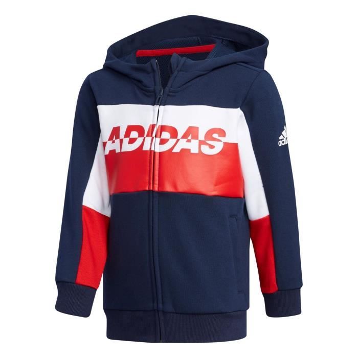 Pull adidas femme shop bleu blanc rouge