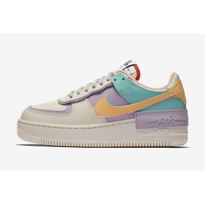 Basket Nike Air Force 1 Shadow Violet - Cdiscount Chaussures
