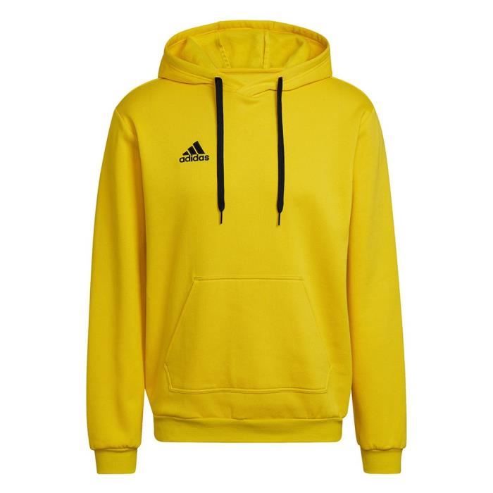 Sweat ADIDAS Entrada 22 Jaune Homme Adulte Manches longues Col arrondi