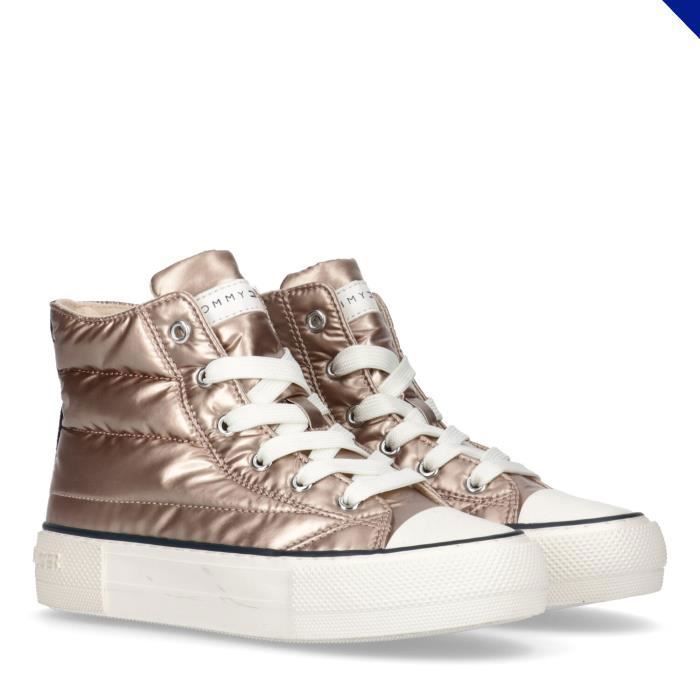 Baskets femme Tommy Hilfiger rose 38 Rose Cdiscount Chaussures