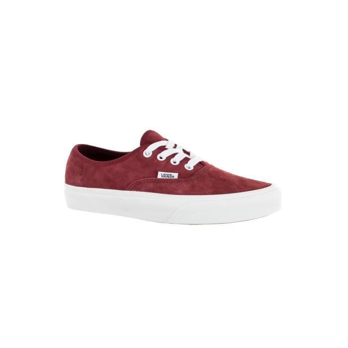 Vans Baskets mode VANS PIG TWP1 Tawny Port - Femme - Rouge - Textile - Lacets - Plat